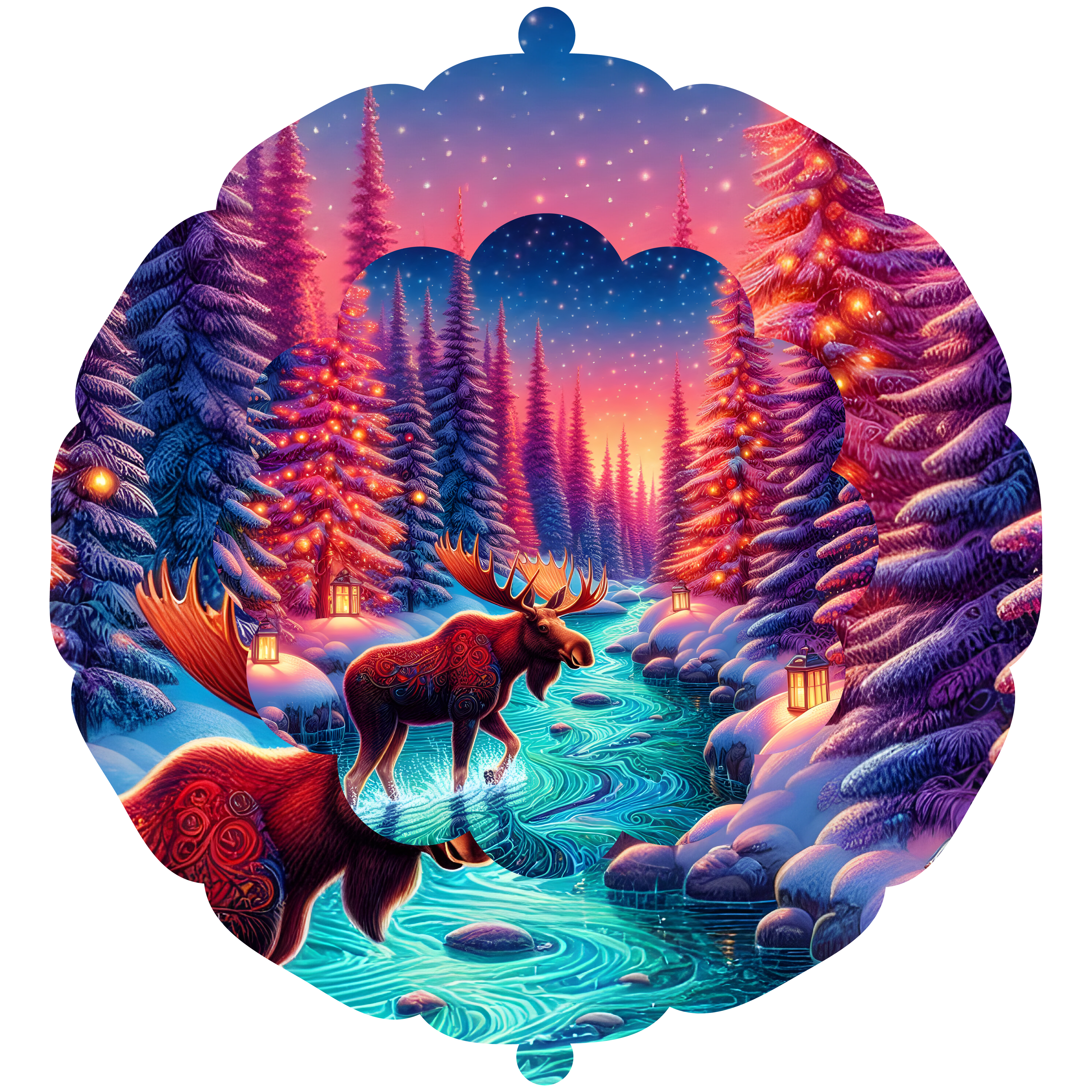 10 inch Winter Windspinner