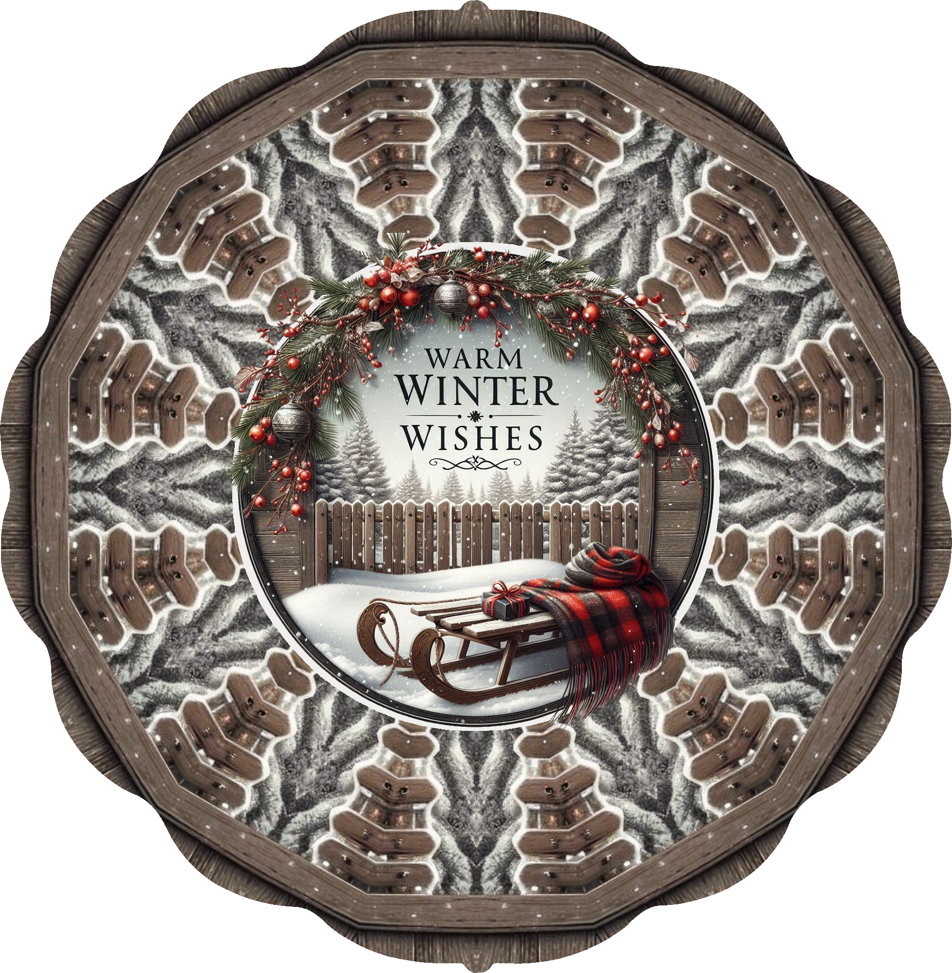 10 inch Winter Windspinner